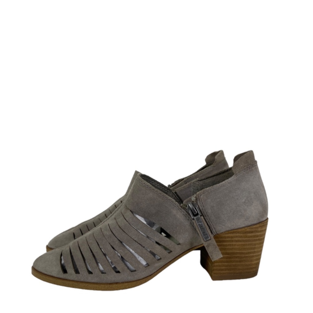 1. State Suede Ankle Bootie Gray Sz. 5.5 - Picture 3 of 16